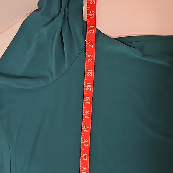 Susan Graver nwot plus tunic teal green - Picture 4 of 6